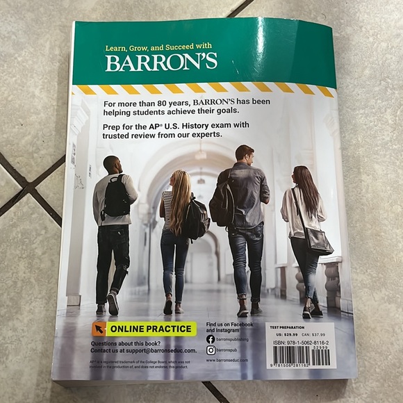 AP U.S. History Barron’s Textbook - Picture 8 of 9
